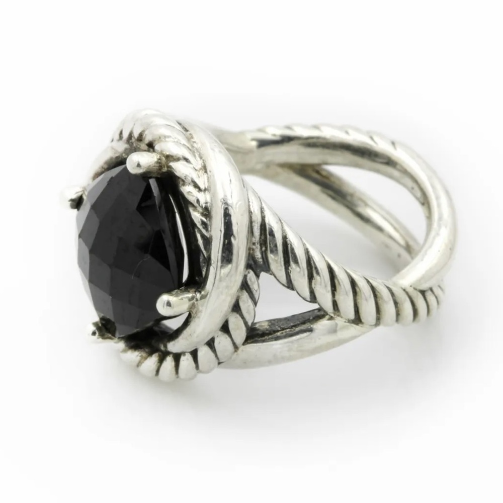 DAVID YURMAN * Black Onyx Infinity Ring - Picture 5 of 10
